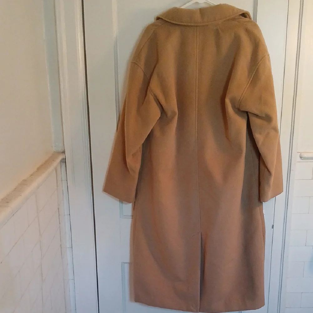 a new day Camel Trench Coat - Picture 6 of 7